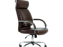 ОФИС K-8010, рабочее кресло, газлифт, экокожа, коричневый