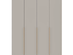 БОСТОН ГОЛД, шкаф, 160х220х52 см, глиняный/серый