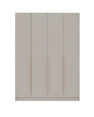 БОСТОН ГОЛД, шкаф, 160х220х52 см, глиняный/серый