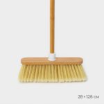 РАККУН, щётка для пола, бамбук, 128 см, дерево
