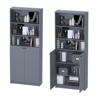 ВАРМА СТЭНД ДОР, дверь для стеллажа, 39х96 см, серый, М