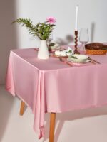 РОЗИ, скатерть, 150х220 см, розовый