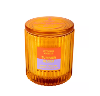 АРОМА БЛУМ, ароматическая свеча в банке, абрикос и персик