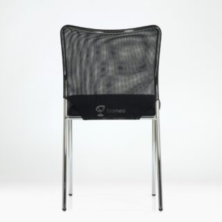 ОФИС K-26, стул для посетителей, ткань сетка, хром/черный