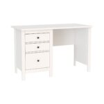 САГА, стол письменный, 3 ящика, 120х56 см, белый