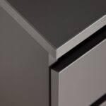 КАСТОР, комод, 3 ящика, 65х71 см, серый, М