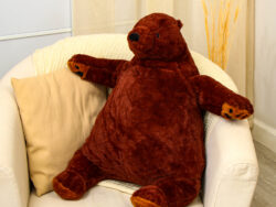 МЕДВЕДЬ, мягкая игрушка, 80 см, коричневый