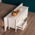 САГА, тумба под ТВ, 3 ящика, 131х62 см, белый, М2