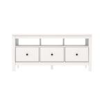 САГА, тумба под ТВ, 3 ящика, 131х62 см, белый, М2