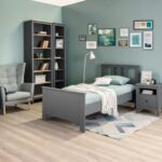 САГА, стеллаж, 50х42х215 см, серый, М2