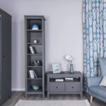 САГА, стеллаж, 50х42х215 см, серый, М2