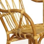 АКИРА, комплект террасный, 2 кресла с подушкой и столик, натуральный ротанг, М6