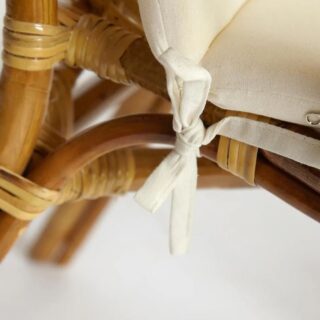 АКИРА, комплект террасный, 2 кресла с подушкой и столик, натуральный ротанг, М6