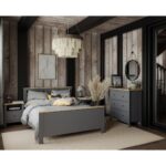 САГА, комод, 3 ящика, 92х101 см, серый/ясень, М2