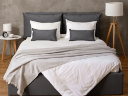 СМУФ, двуспальная кровать с подъемным механизмом, 160х200 см, графит