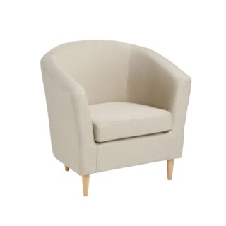 ТУННЕ, кресло для отдыха, рогожка, кремовый