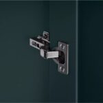 САГА, шкаф-витрина, 91х42х215 см, бирюзовый, М3