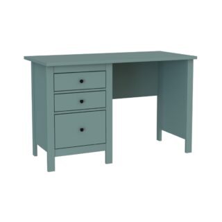 САГА, стол письменный, 3 ящика, 120х56 см, бирюзовый