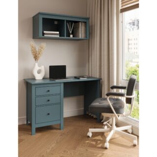 САГА, стол письменный, 3 ящика, 120х56 см, бирюзовый