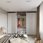 МАКС, дверь, 50 см, 2 заполнения, белый, М