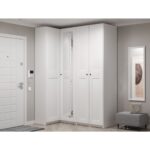 МАКС, дверь, 50 см, 2 заполнения, белый, М