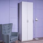 МАКС, дверь, 50 см, 2 заполнения, белый, М