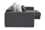 МЭДИСОН, угловой диван-кровать, угол справа, темно-серый, М6