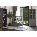 САГА, стеллаж, 70х42х215 см, серый, М2