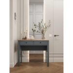 САГА, стол туалетный, 2 ящика, 92х45 см, серый/ясень