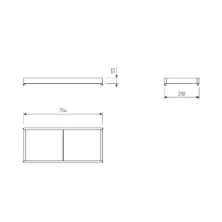 МАКС, штанга, 75х36 см, белый