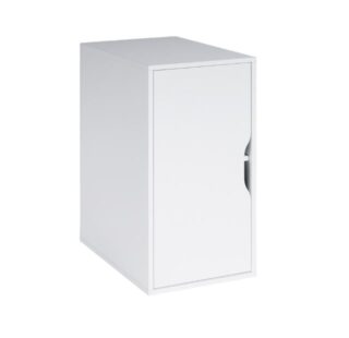 ИНГАР, тумба с дверью, белый