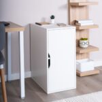 ИНГАР, тумба с дверью, белый