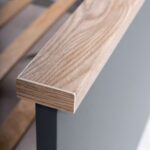 САГА, кровать двуспальная, 140х200 см, серый/ясень, М3