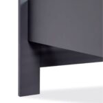 САГА, кровать двуспальная, 140х200 см, серый/ясень, М3