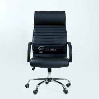 ОФИС K-8010, рабочее кресло, газлифт, экокожа, черный