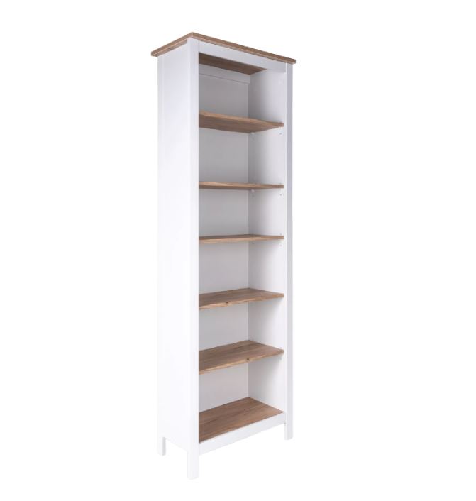 САГА, стеллаж, 70х42х215 см, белый/ясень, М2 САГА, стеллаж, 70х42х215 см, белый/ясень, М2