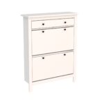 САГА, тумба для обуви, 2 двери, 1 ящик, 92х122 см, белый