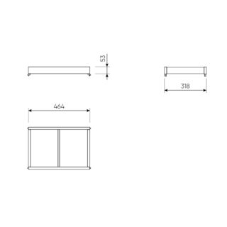 МАКС, штанга, 50х36 см, белый