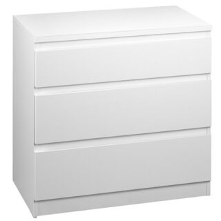 КАСТОР, комод, 3 ящика, 65х71 см, белый, М