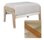 КУПЕР, пуф, дуб, бежевый, Ultra Beige