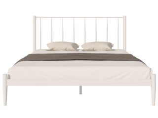 БРИЗ, двухспальная кровать, металлическая 180х200см, белый, М4