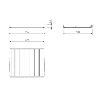 МАКС, брючница выдвижная, 75х58 см, серый