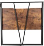 ВАДДЕР КОМПАКТ, письменный стол складной, 84,5х42 см, металл/мдф, темно-коричневый