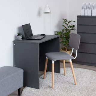 КАСТОР, стол письменный, 80х50 см, серый, М