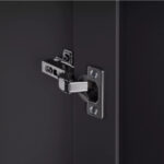 САГА, шкаф платяной 3-дверный, с зеркалом, 132х64х215 см, серый/ясень