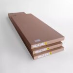 САГА, шкаф платяной 3-дверный, с зеркалом, 132х64х215 см, серый/ясень