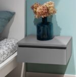 ВАРМА, тумба подвесная, 1 ящик, 50,3х30х21 см, серый