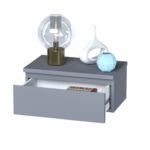 ВАРМА, тумба подвесная, 1 ящик, 50,3х30х21 см, серый