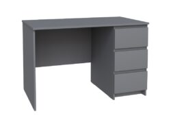 КАСТОР, стол письменный, 3 ящика, 116х65 см, серый, М2