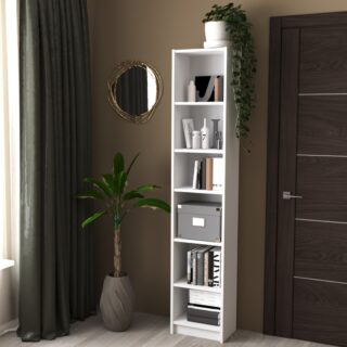 ВАРМА СТЭНД, стеллаж, 39х198 см, белый, М